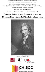  Colloque Thomas Paine dans la Révolution française 2014